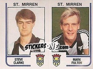 Cromo Steve Clarke / Mark Fulton - UK Football 1983-1984 n. 521 - Panini