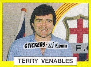 Figurina Terry Venables - UK Football 1986-1987 - Panini