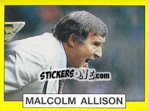 Sticker Malcolm Allison - UK Football 1986-1987 n. 447 - Panini