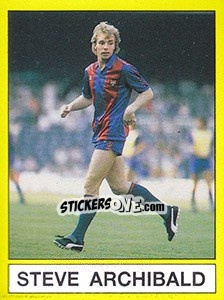 Figurina Steve Archibald - UK Football 1986-1987 - Panini