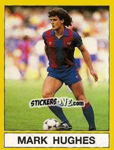Cromo Mark Hughes - UK Football 1986-1987 - Panini