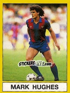 Sticker Mark Hughes - UK Football 1986-1987 n. 450 - Panini