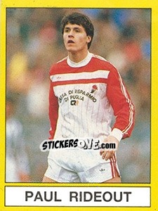 Sticker Paul Rideout - UK Football 1986-1987 - Panini