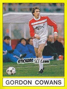 Sticker Gordon Cowans - UK Football 1986-1987 n. 452 - Panini
