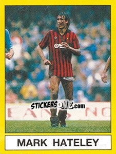 Figurina Mark Hateley - UK Football 1986-1987 - Panini