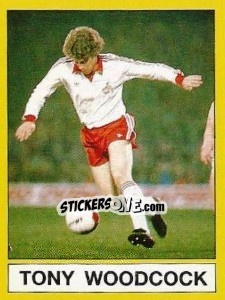 Sticker Tony Woodcock - UK Football 1986-1987 - Panini