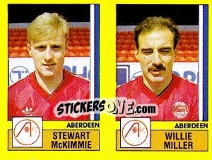 Figurina McKimmie / Miller - UK Football 1986-1987 n. 459 - Panini