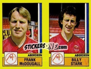 Figurina McDougall / Stark - UK Football 1986-1987 - Panini