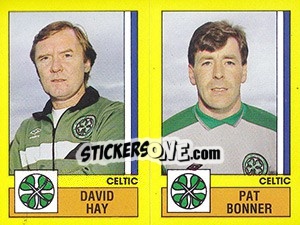 Sticker Hay / Bonner - UK Football 1986-1987 - Panini