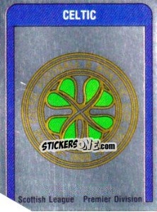 Figurina Celtic Badge - UK Football 1986-1987 - Panini