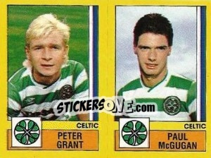 Sticker Grant / McGugan - UK Football 1986-1987 - Panini