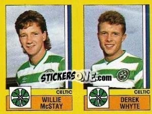 Figurina McStay / Whyte - UK Football 1986-1987 - Panini