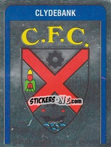 Sticker Clydebank Badge
