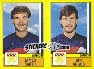 Sticker Smith / Angus - UK Football 1986-1987 - Panini