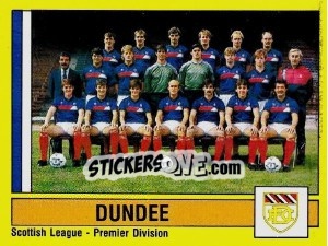 Sticker Team Photo - UK Football 1986-1987 - Panini