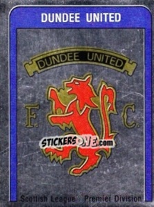 Sticker Dundee United Badge - UK Football 1986-1987 n. 494 - Panini