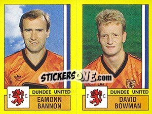 Sticker Bannon / Bowman - UK Football 1986-1987 - Panini