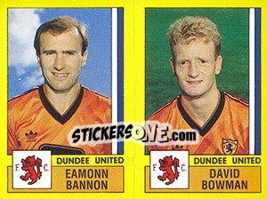 Sticker Bannon / Bowman - UK Football 1986-1987 n. 497 - Panini