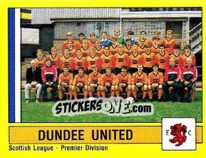 Sticker Team Photo - UK Football 1986-1987 - Panini