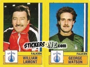 Sticker Lamont / Watson - UK Football 1986-1987 n. 502 - Panini