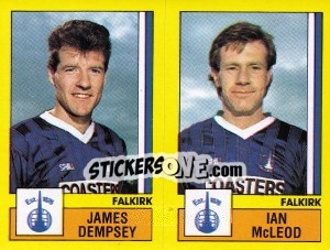Figurina Dempsey / McLeod - UK Football 1986-1987 - Panini