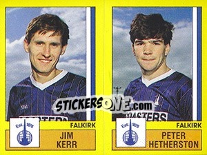 Sticker Kerr / Hetherston - UK Football 1986-1987 n. 508 - Panini