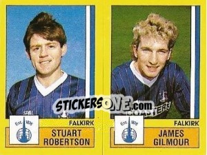 Sticker Robertson / Gilmour - UK Football 1986-1987 - Panini