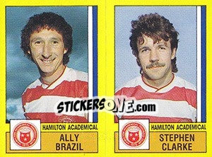 Sticker Brazil/Clarke - UK Football 1986-1987 - Panini