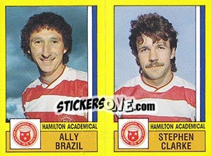 Figurina Brazil/Clarke - UK Football 1986-1987 n. 513 - Panini