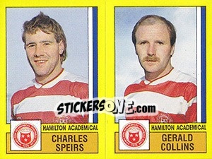 Sticker Speirs / Collins - UK Football 1986-1987 - Panini