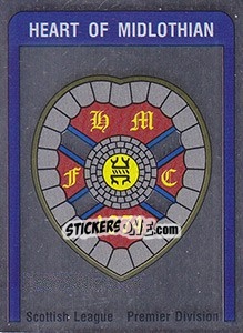 Sticker Hearts Badge - UK Football 1986-1987 - Panini