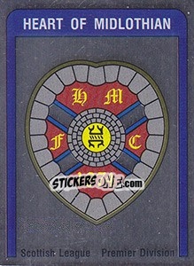 Sticker Hearts Badge - UK Football 1986-1987 n. 521 - Panini