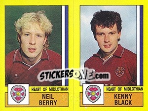 Figurina Berry / Black - UK Football 1986-1987 n. 522 - Panini