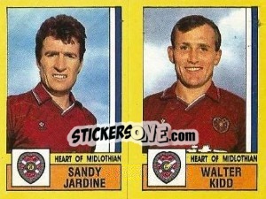 Figurina Jardine / Kidd - UK Football 1986-1987 n. 523 - Panini