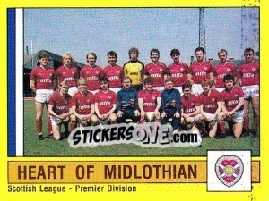 Sticker Team Photo - UK Football 1986-1987 - Panini