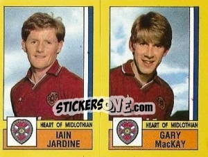 Figurina Jardine / MacKay - UK Football 1986-1987 n. 526 - Panini