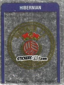 Sticker Hibernian Badge - UK Football 1986-1987 - Panini