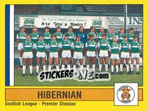 Sticker Team Photo - UK Football 1986-1987 - Panini