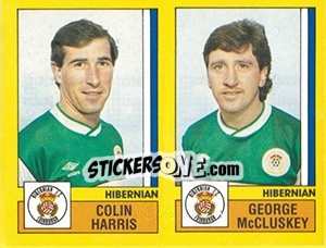 Figurina Harris / McCluskey - UK Football 1986-1987 - Panini