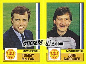 Figurina McLean / Gardiner - UK Football 1986-1987 n. 538 - Panini