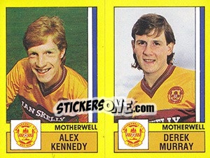 Cromo Kennedy / Murray - UK Football 1986-1987 - Panini