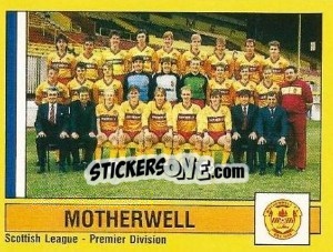 Cromo Team Photo - UK Football 1986-1987 - Panini