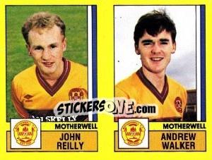 Figurina Reilly / Walker - UK Football 1986-1987 n. 546 - Panini