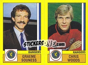 Sticker Souness / Woods - UK Football 1986-1987 n. 547 - Panini