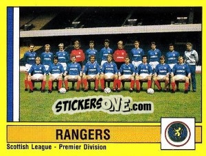 Sticker Team Photo - UK Football 1986-1987 - Panini