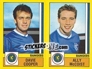 Sticker Cooper / McCoist - UK Football 1986-1987 - Panini