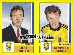 Cromo Miller / Money - UK Football 1986-1987 - Panini