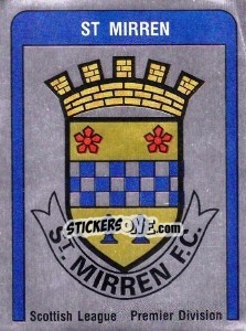 Cromo St Mirren Badge