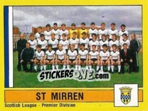 Sticker Team Photo - UK Football 1986-1987 - Panini