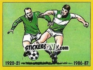 Sticker Hibernian - UK Football 1986-1987 - Panini